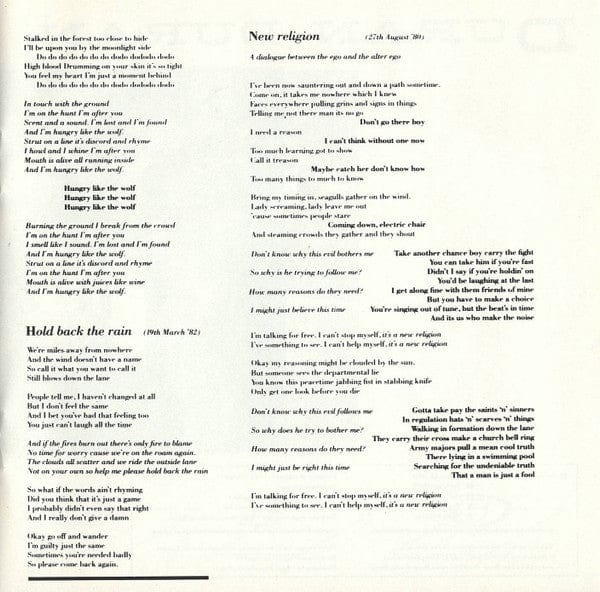 Duran Duran - Rio (CD) Capitol Records CD