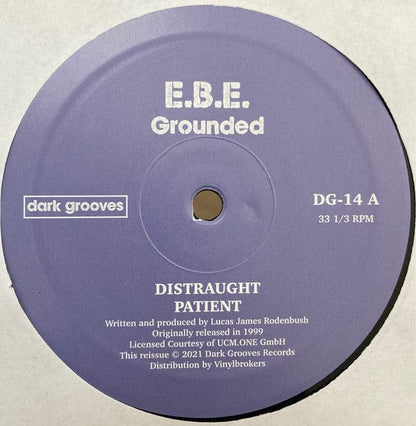 E.B.E. – Grounded (12", Dark Grooves Records, 2021) Front Cover