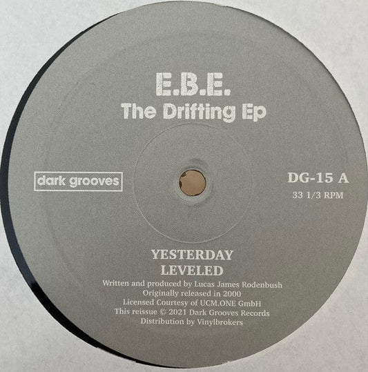 E.B.E. (2) - The Drifting EP (12") Dark Grooves Records Vinyl
