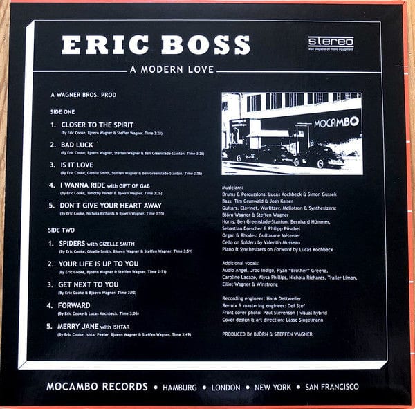 E Da Boss - A Modern Love (LP) Mocambo Vinyl 5050580711785