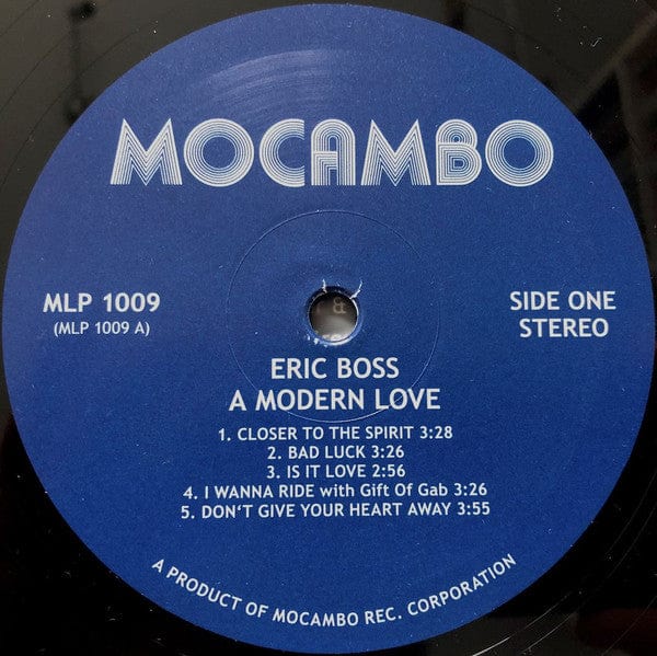 E Da Boss - A Modern Love (LP) Mocambo Vinyl 5050580711785