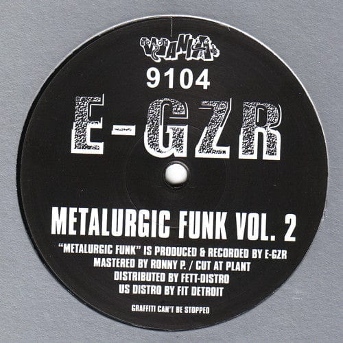 E-GZR - Metalurgic Funk Vol. 2 (12") Wania Vinyl
