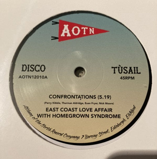 East Coast Love Affair (2) With Homegrown Syndrome - Confrontations (12") Athens Of The North Vinyl