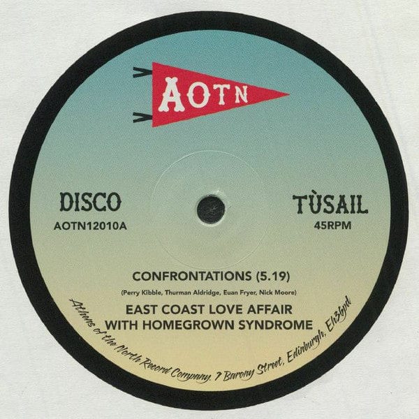 East Coast Love Affair (2) With Homegrown Syndrome - Confrontations (12") Athens Of The North Vinyl