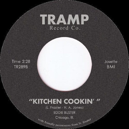 Eddie Buster - Churn The Butter / Kitchen Cooking  (7") Tramp Records Vinyl