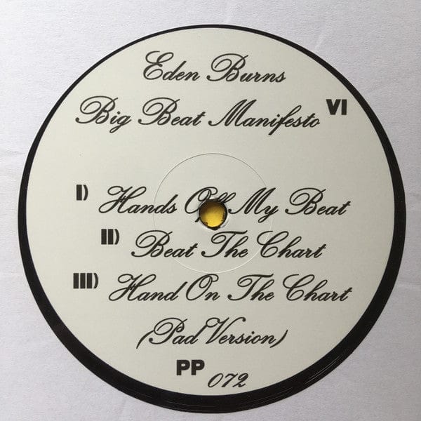 Eden Burns - Big Beat Manifesto Vol. VI (12") Public Possession Vinyl