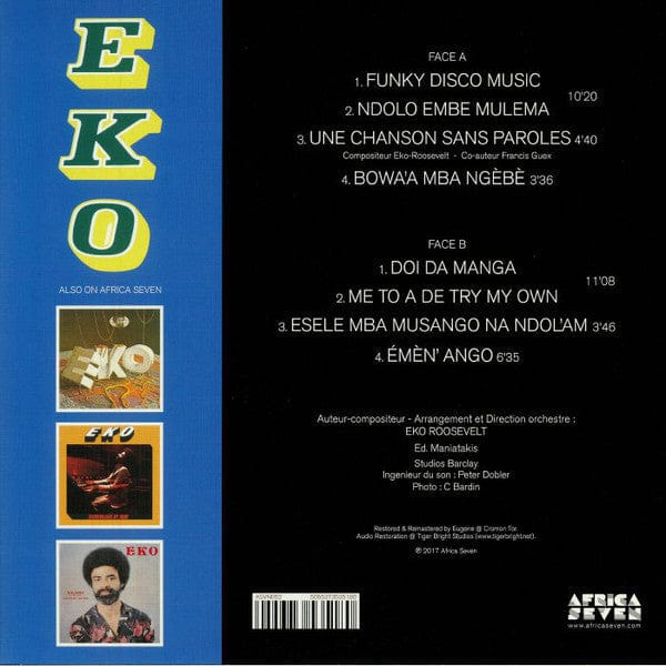 Eko* - Funky Disco Music (LP, Album, RE) Africa Seven