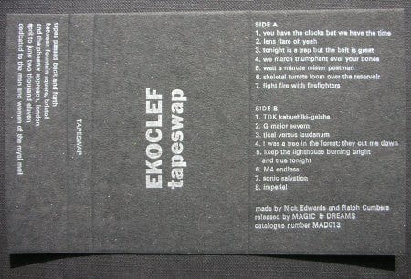 EKOCLEF - Tapeswap (Cass, Album, inc) MAGIC + DREAMS