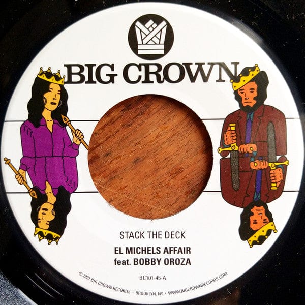 El Michels Affair Feat, Bobby Oroza - Stack The Deck / Things Done Changed (7") Big Crown Records Vinyl 349223010114