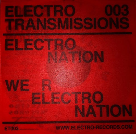 Electro Nation - We R Electro Nation (12", EP, Ltd, Pin) Electro Records (2)