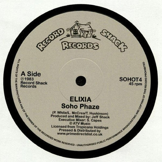 Elixia - Soho Phaze (12", RE) Record Shack Records