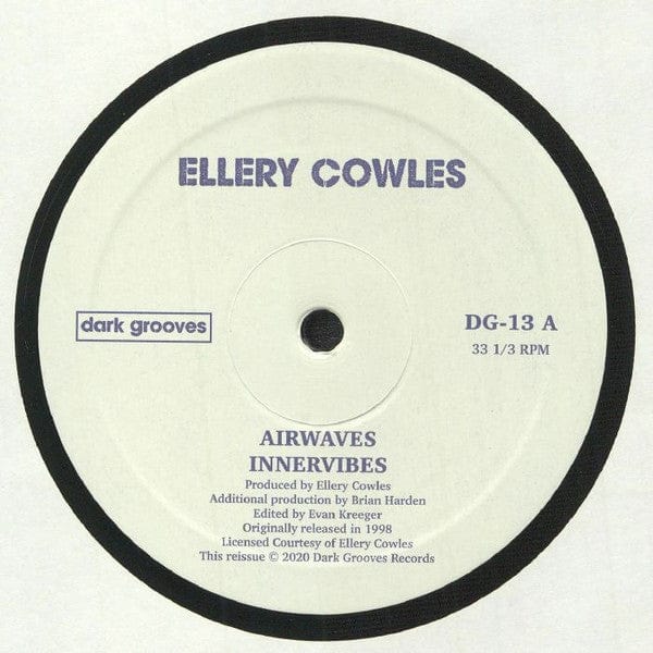 Ellery Cowles - Airwaves (12") Dark Grooves Records Vinyl