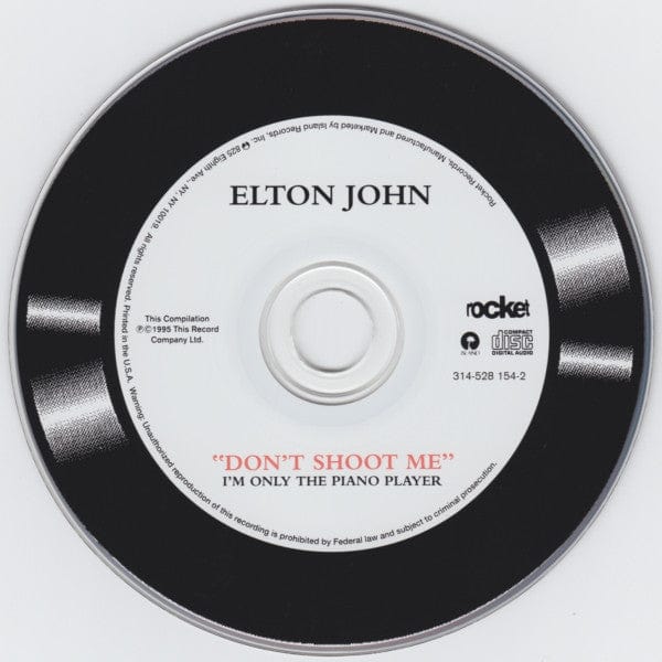 Elton John - Don't Shoot Me I'm Only The Piano Player (CD) The Rocket Record Company CD 731452815422