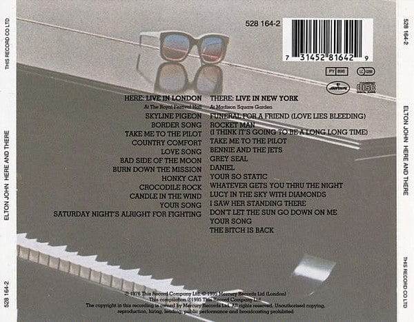 Elton John - Here And There (2xCD) Mercury CD 731452816429