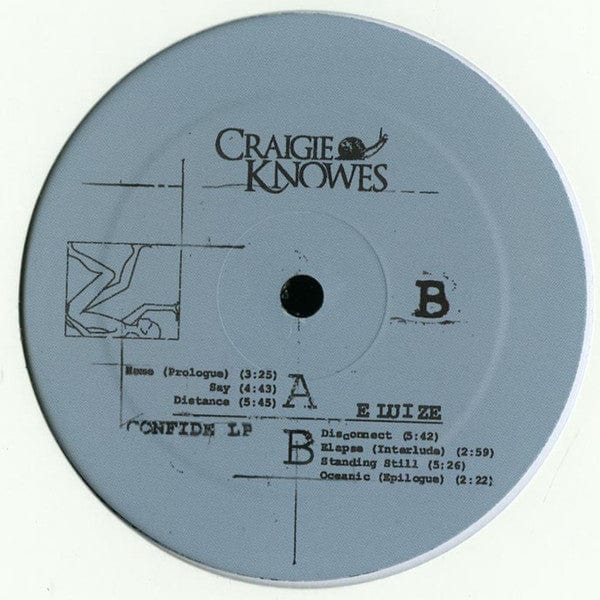 Eluize - Confide  (LP) Craigie Knowes Vinyl