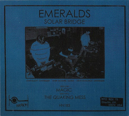 Emeralds – Solar Bridge (CD, Hanson Records, 2008) Back Cover