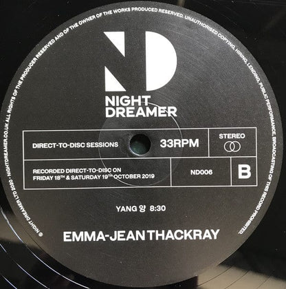 Emma-Jean Thackray - Um Yang áá ³á· áá £á¼ (12", EP) Night Dreamer