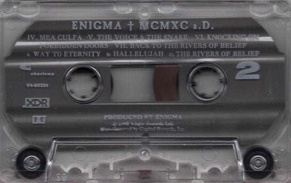 Enigma - MCMXC a.D. (Cassette) Charisma,Charisma Cassette 077778622444