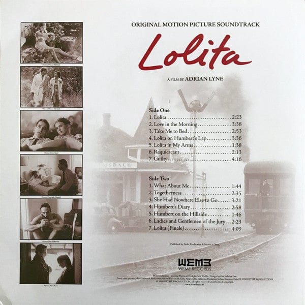 Ennio Morricone - Lolita (Original Motion Picture Soundtrack) (LP) –  Further Records