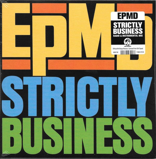 EPMD - Strictly Business (7") Mr Bongo Vinyl