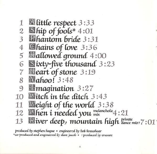 Erasure - The Innocents (CD) Sire,Reprise Records,Mute CD 075992573023