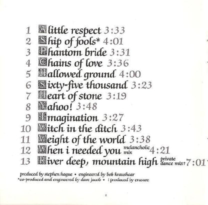 Erasure - The Innocents (CD) Sire,Reprise Records,Mute CD 075992573023