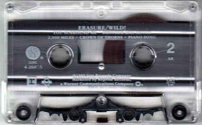 Erasure - Wild! (Cassette) Sire, Reprise Records, Mute Cassette 075992602648