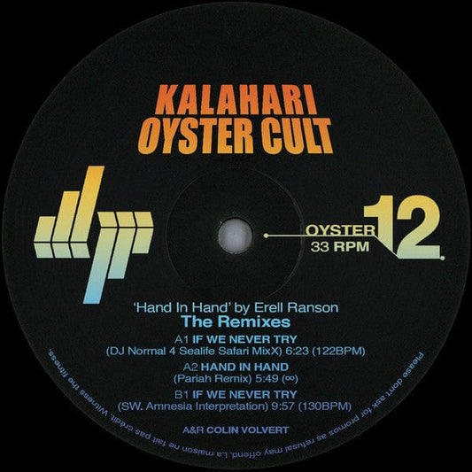 Erell Ranson - Hand In Hand (The Remixes) (12") Kalahari Oyster Cult Vinyl