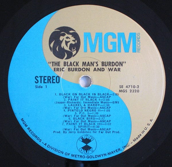 Eric Burdon And War* - The Black-Man's Burdon (2xLP, Album) on MGM Records,Far Out at Further Records