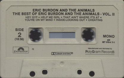 Eric Burdon & The Animals - The Best Of Eric Burdon And The Animals Vol. II (Cassette) Polydor Cassette 042282791641