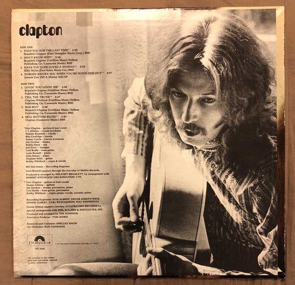Eric Clapton - Clapton (LP, Comp, Promo) on Polydor at Further Records