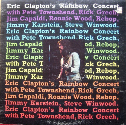 Eric Clapton - Eric Clapton's Rainbow Concert (LP) RSO Vinyl