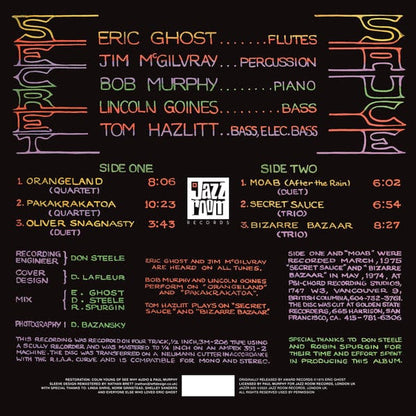 Eric Ghost - Secret Sauce (LP) Jazz Room Records Vinyl