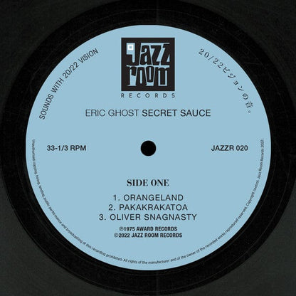 Eric Ghost - Secret Sauce (LP) Jazz Room Records Vinyl