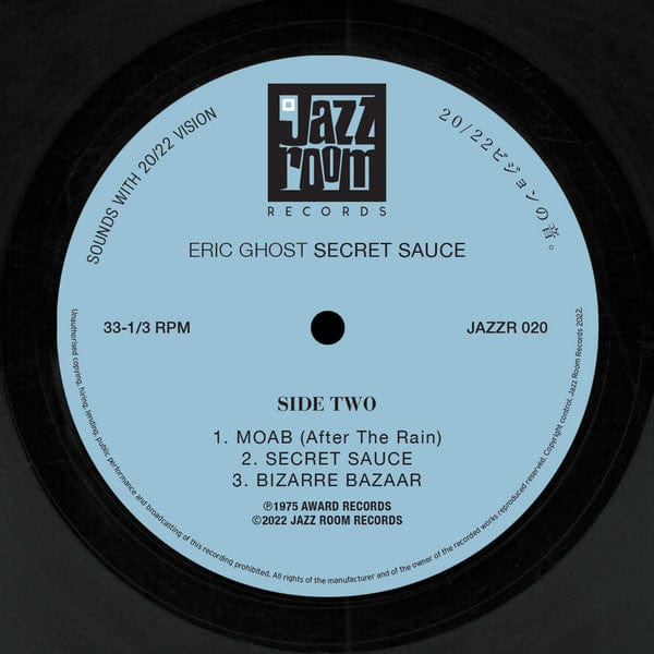 Eric Ghost - Secret Sauce (LP) Jazz Room Records Vinyl