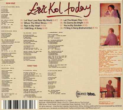 Eric Kol - Today (CD) BBE,BBE Africa CD 193483324326