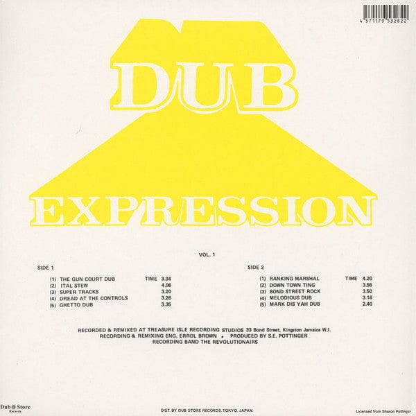 Errol Brown (2) & The Revolutionaries - Dub Expression (LP) Dub Store Records Vinyl 4571179532822