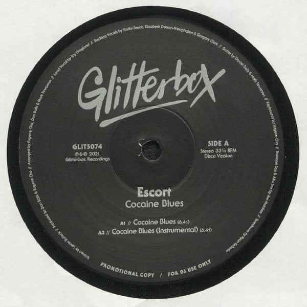Escort - Cocaine Blues (12") Glitterbox Vinyl
