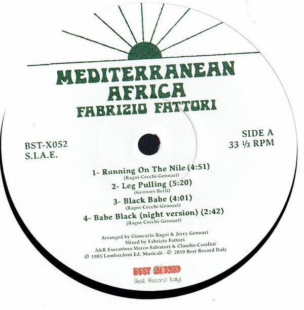 Fabrizio Fattori - Mediterranean Africa (LP) Best Record Italy, Best Record Vinyl