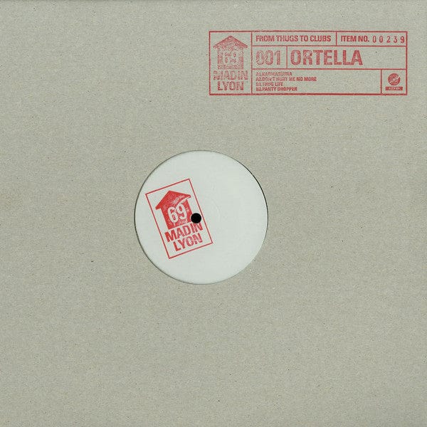 Ortella – 69001 (12", Mad Recordings, 2016) Front Cover