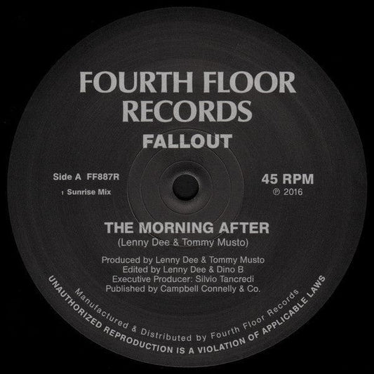 Fallout - The Morning After (12", RE, RM) Fourth Floor Records