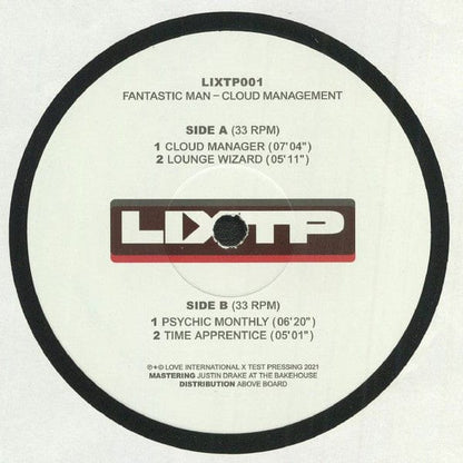 Fantastic Man - Cloud Management on LIXTP at Further Records
