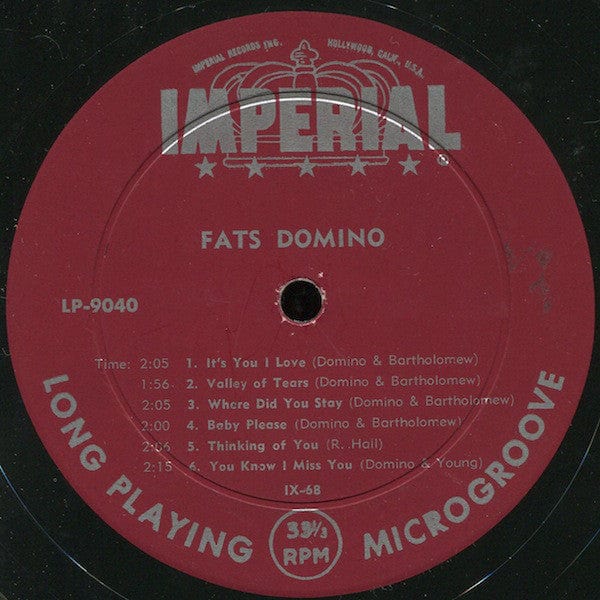 Fats Domino - This Is Fats (LP) Imperial,Imperial Vinyl