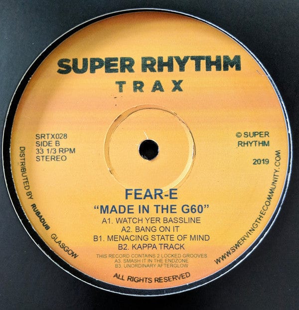 Fear-E - Made In The G60 (12", EP) Super Rhythm Trax