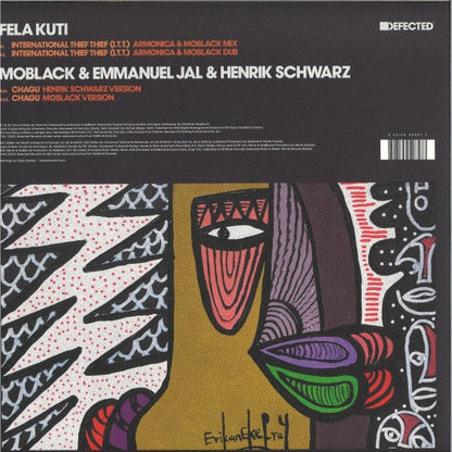 Fela Kuti / Moblack & Emmanuel Jal & Henrik Schwarz - International Thief Thief (I.T.T.) / Chagu (12") Defected Vinyl