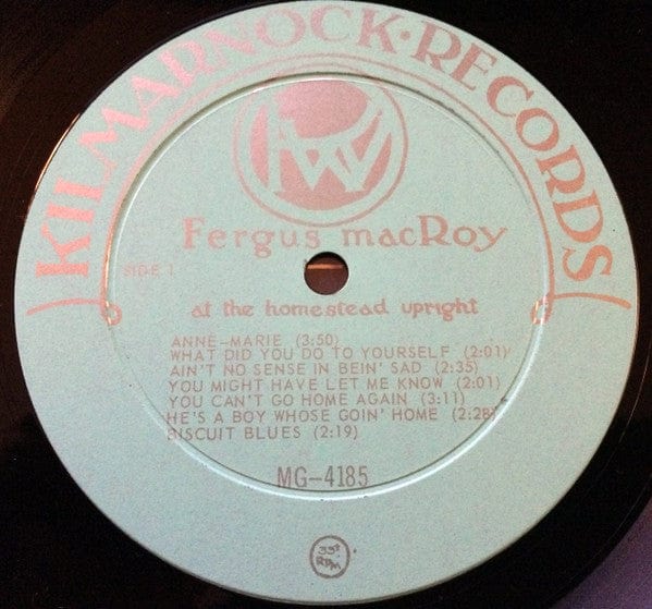 Fergus MacRoy - At The Homestead Upright (LP) Kilmarnock Vinyl