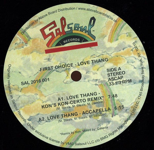 First Choice - Love Thang (12") Salsoul Records Vinyl
