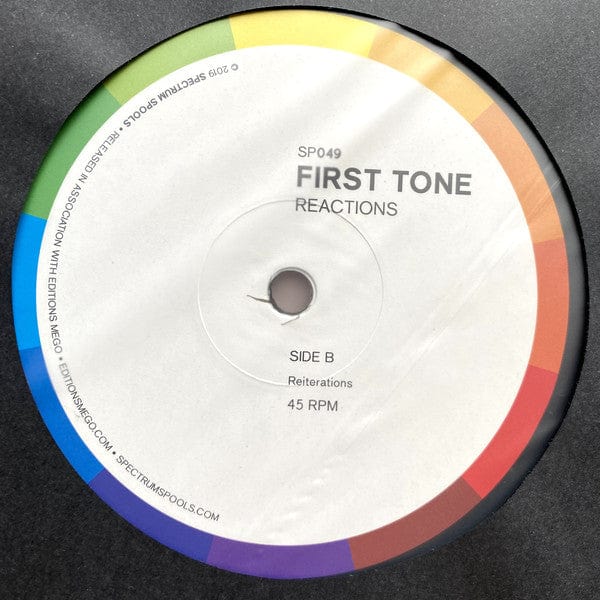 First Tone - Reactions (2x12") Spectrum Spools Vinyl