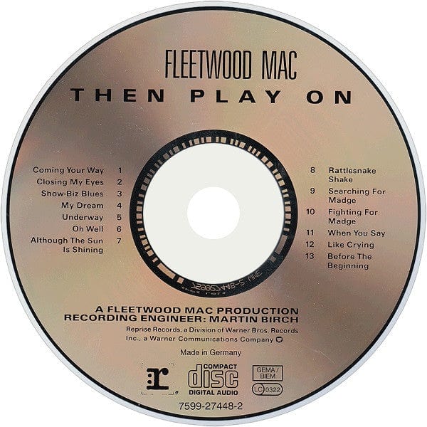 Fleetwood Mac – Then Play On (CD, Reprise Records) Image 3