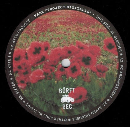 Frak - Project Digitalis  (LP) Börft Records, Djuring Phonogram Vinyl